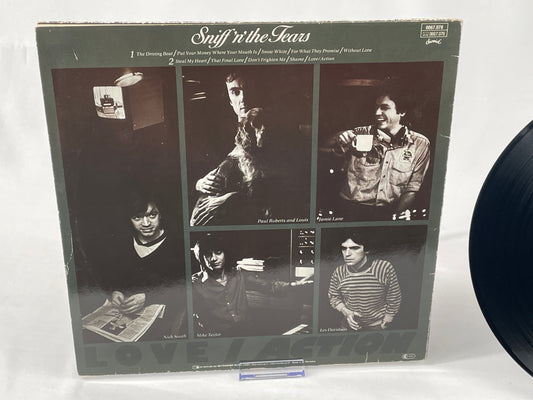 Sniff 'n' The Tears - Love/Action (LP, Vinyl, Original 1981, Chiswick Records)