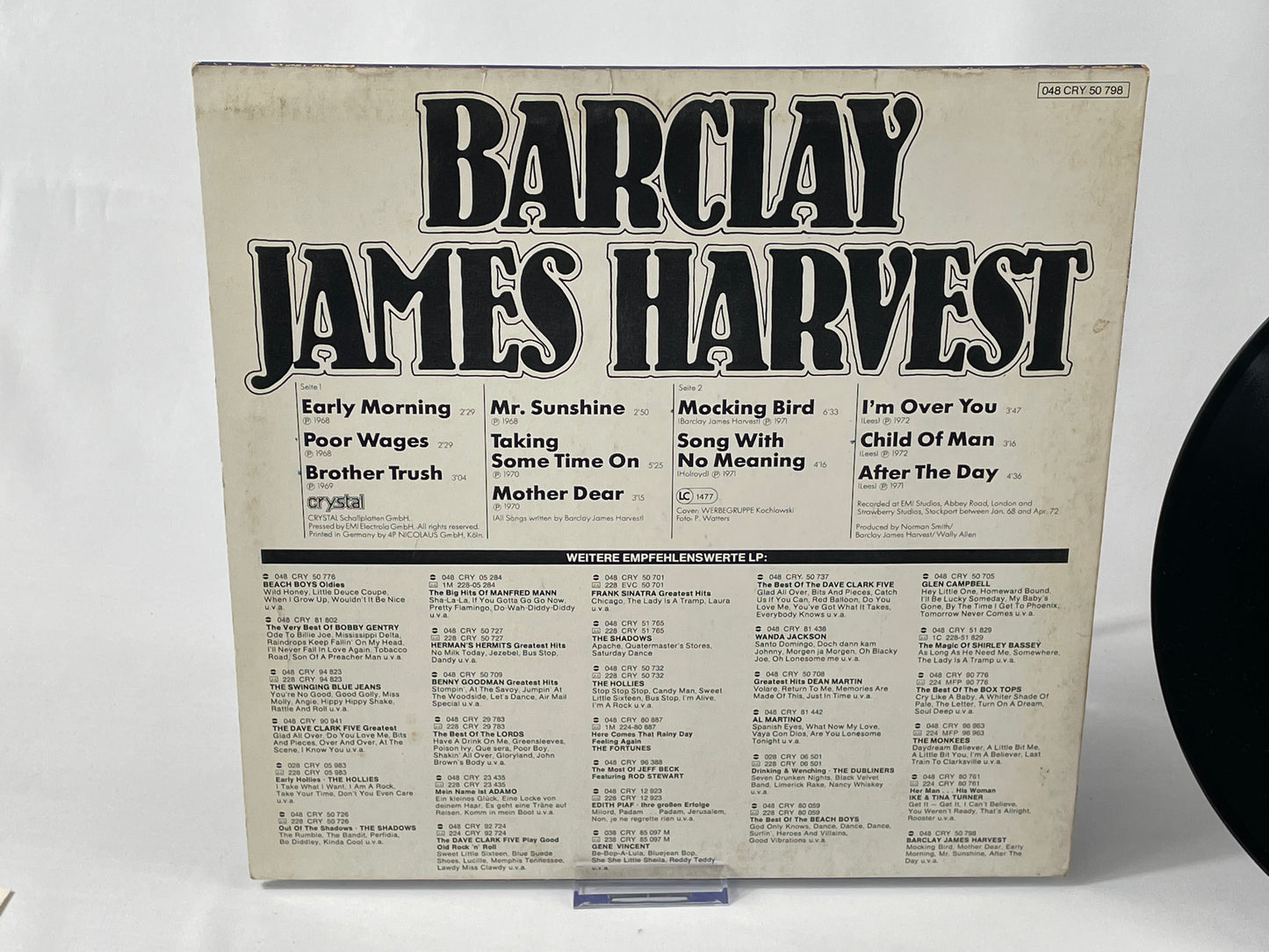 Barclay James Harvest - Early Morning Onwards (LP, 1972, Emidisc, Germany) - Progressive Rock, Classic Rock