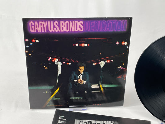 Gary US Bonds - Dedication (1981, EMI America) - Rock/Soul, Original Vinyl LP with inlay