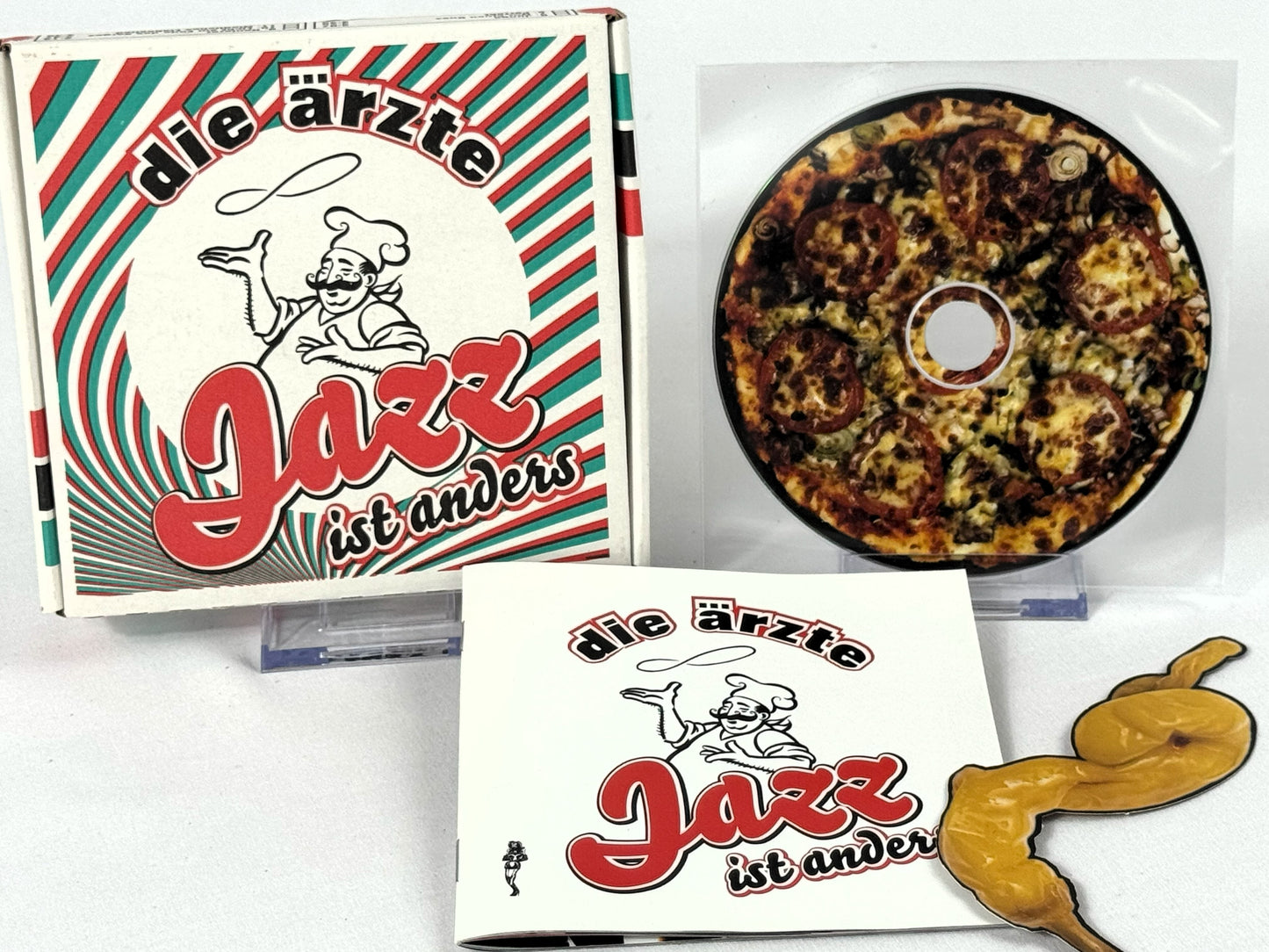 Die Ärzte - Jazz ist anders (Pizza-Edition) CD-Album 2007 inkl. Booklet & Sticker | Limitierte Sonderverpackung