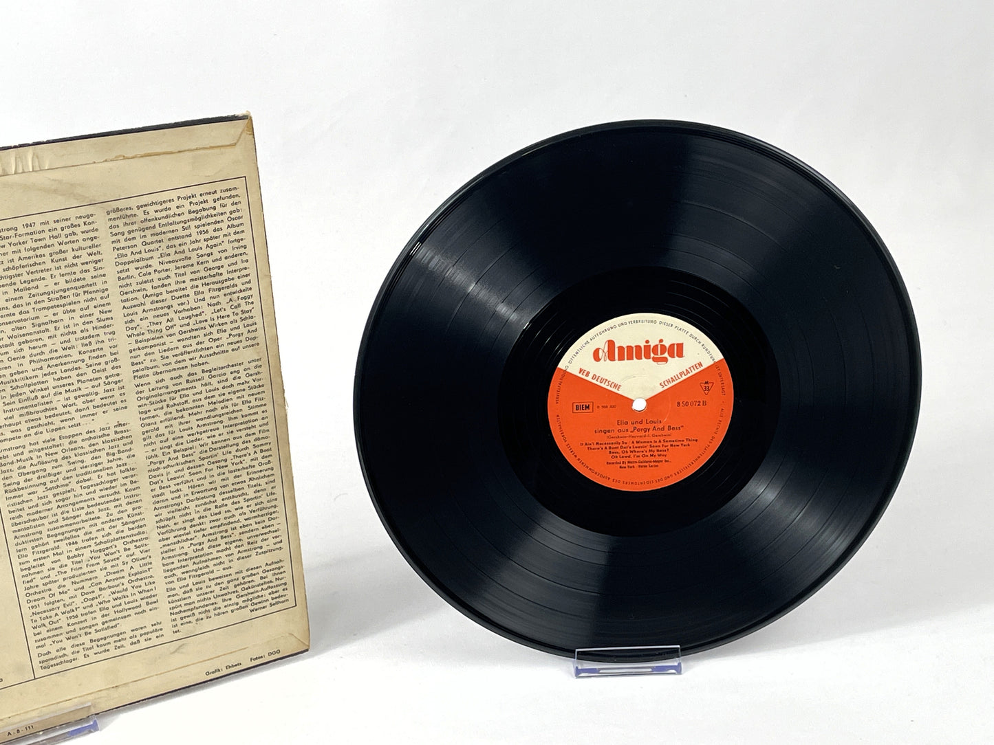 Ella and Louis - Singing from Porgy and Bess (Amiga, GDR pressing)