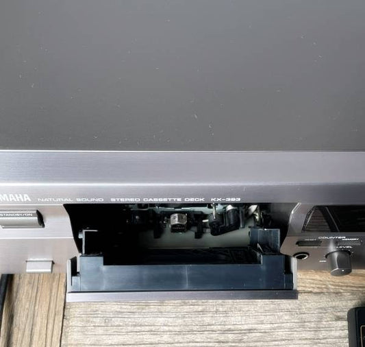 Yamaha KX-393 Stereo Kassettendeck – Natural Sound, Fernbedienung, geprüft