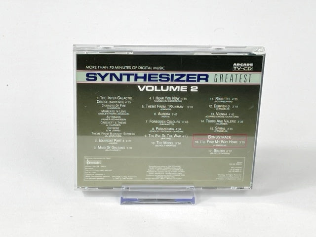 Synthesizer Greatest Vol. 2 – Retro TV-CD Compilation, Elektronische Musik, 90er Jahre