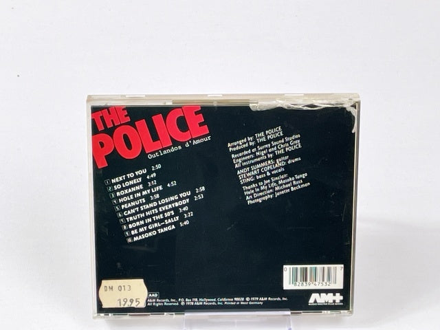The Police – Outlandos d’Amour CD Album (1978, A&M Records) Retro Klassiker