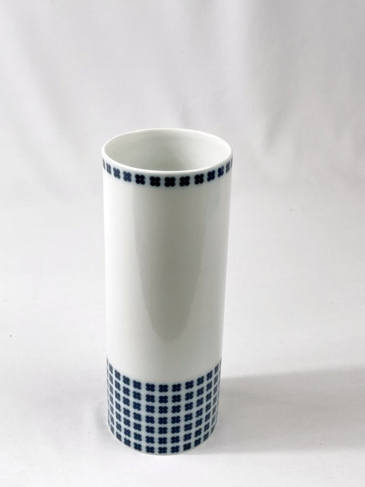 Porzellanvase Schirnding Bavaria – Vintage Modell 6892/2, Blau-Weiß, Mid Century