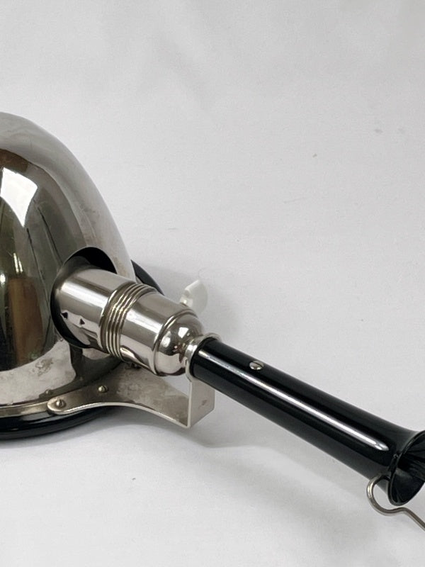 Infrarotlampe / Rotlichtlampe –Vintage 50er/60er Jahre, Chrom & Bakelitgriff