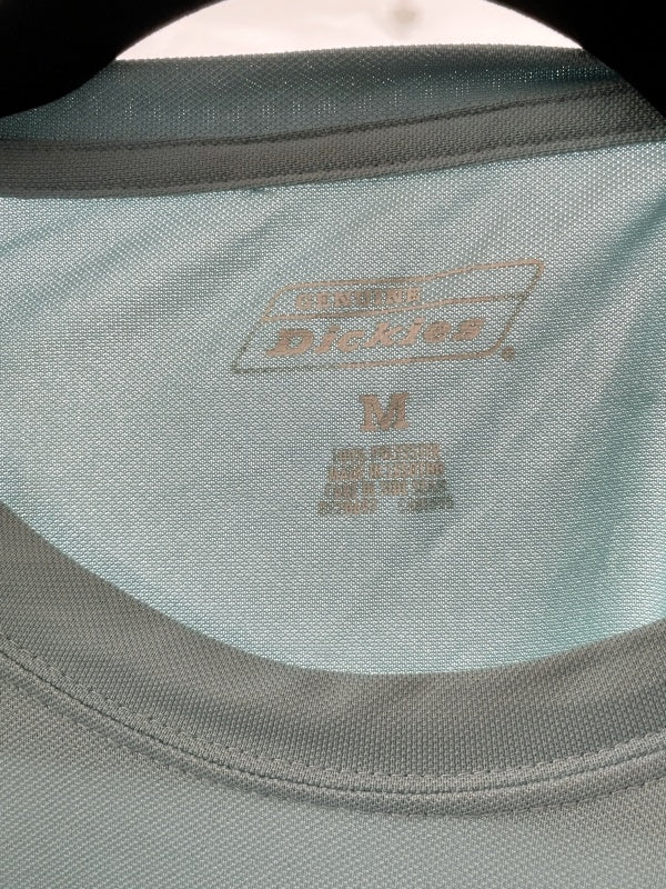 Dickies Longsleeve Shirt – Vintage Workwear Oberteil, Hellblau, Größe M