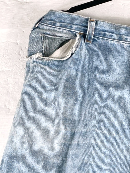 Dickies Jeans Shorts Retro Workwear – Hellblau, Herren, sehr groß (XXL-ähnlich)