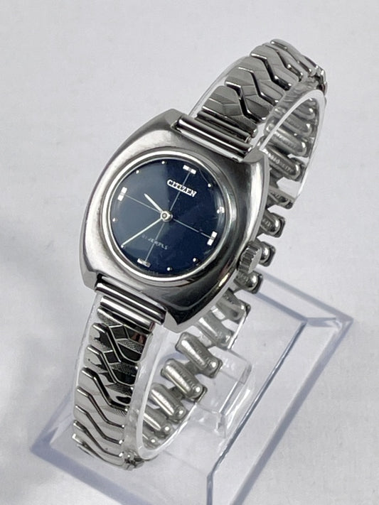 Citizen Damenuhr – Mechanisch, 21 Jewels, Edelstahlarmband, Vintage