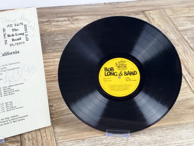 Bob Long & Band – King of the Red Hot Piano: California (Vintage US-Pressung, 1987)