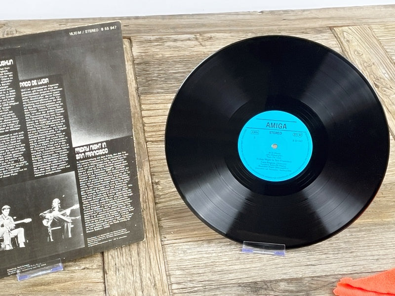 Al Di Meola, John McLaughlin & Paco de Lucía – Friday Night in San Francisco (AMIGA, DDR 1983) – Retro Fusion Jazz LP