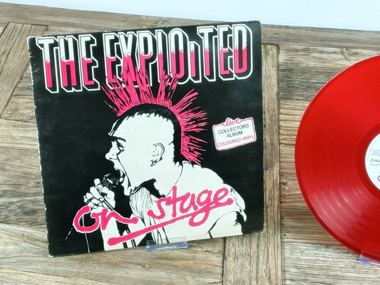 The Exploited – On Stage (Live Collector’s Album, Red Vinyl, Retro Punk LP, UK 1981)