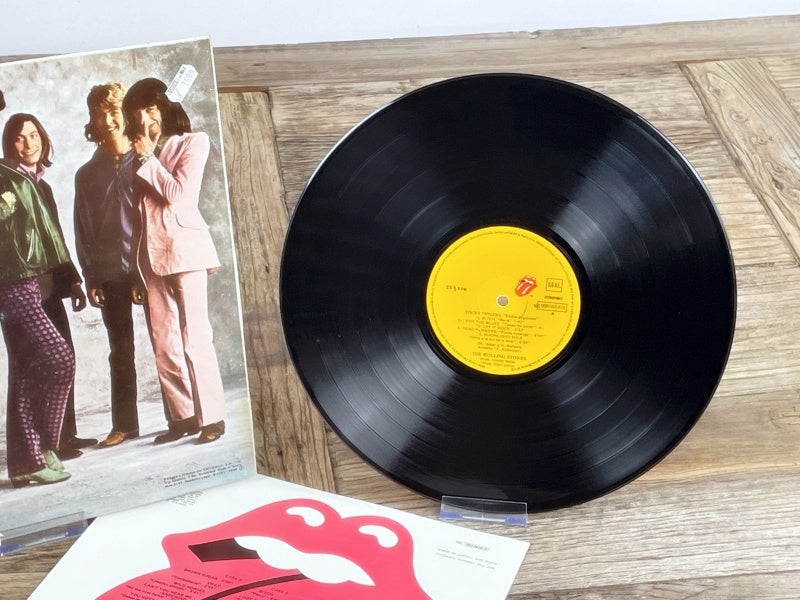 The Rolling Stones – Sticky Fingers (LP, Rolling Stones Records / EMI, Spain) – Classic rock milestone with iconic artwork