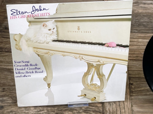 Elton John – His Greatest Hits Retro LP (The Rocket Record Company / Ariola 28 173 T, Club Edition, circa late 1970s)