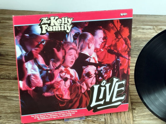 The Kelly Family – Live (Kelo Music, 1988) – Vintage LP Vinyl