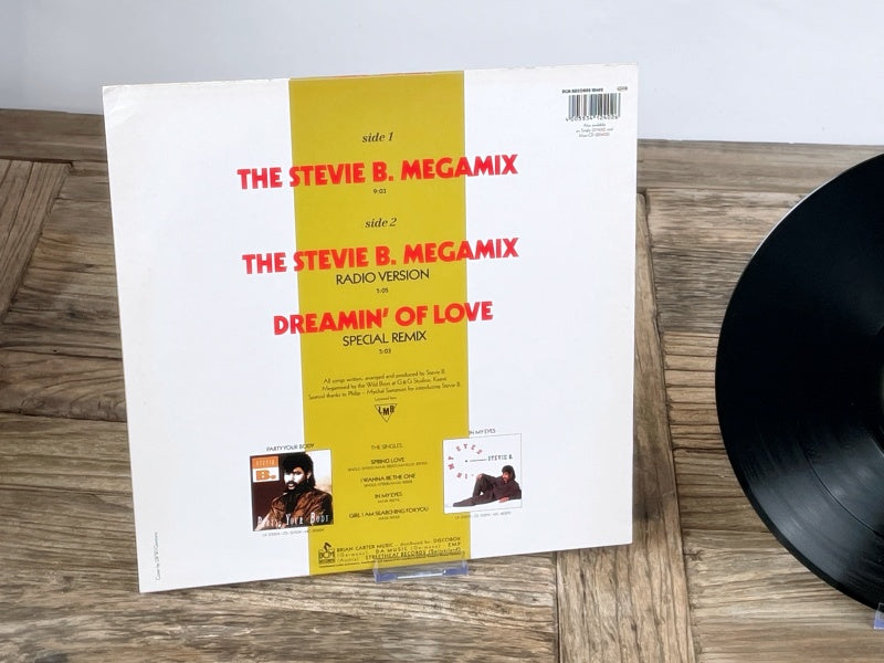 Stevie B. – The Megamix (BCM Records 12402, 1990) – Retro 12" Vinyl