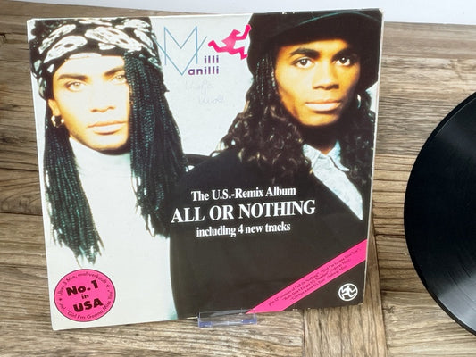 Milli Vanilli – All Or Nothing Vintage LP (Hansa 209 978, 1989)