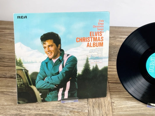 Elvis Presley - Elvis' Christmas Album (RCA International, ca. 1970s) Vintage Reissue LP