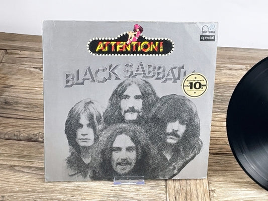 Black Sabbath – Attention! Black Sabbath (Fontana Special, 1972) Vintage Compilation LP – Deutsche Erstpressung