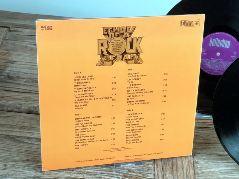 Various Artists – Echoes of a Rock Era Vintage 2LP (Bellaphon, Germany 1977)