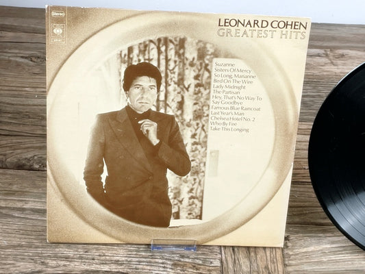 Leonard Cohen – Greatest Hits Vintage LP (CBS, Germany 1975)