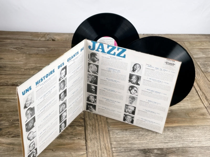 Various Artists – Une Histoire des Géants du Jazz Vintage 2LP (Disques Vogue, France)