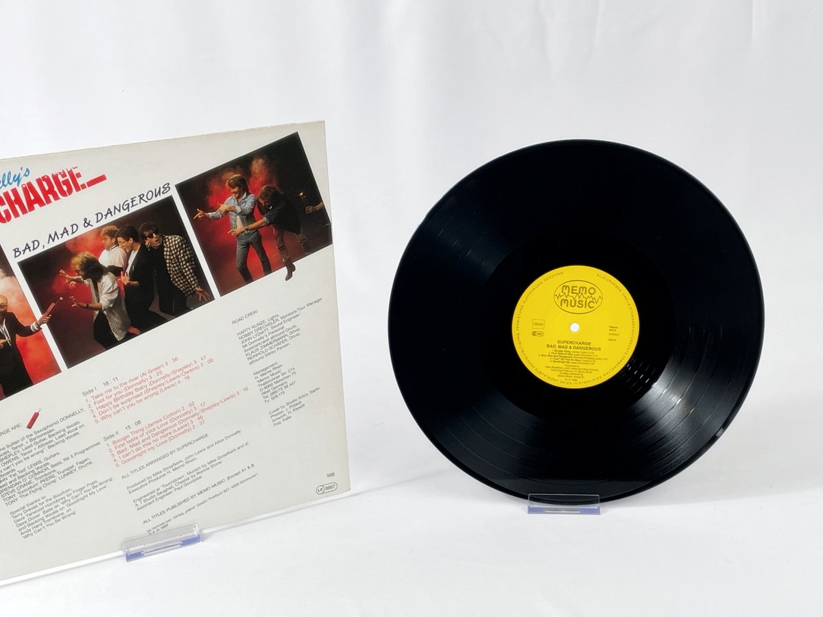 Supercharge – Bad, Mad & Dangerous (Memo Music, 1983, LP Vinyl) – Retro