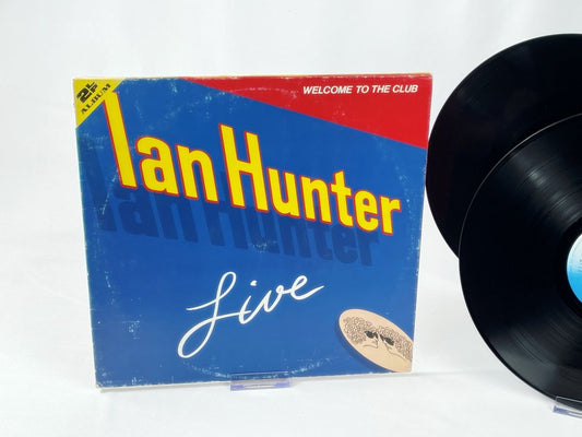 Vintage Ian Hunter - Welcome to the Club (Live) 2xLP, Chrysalis Records