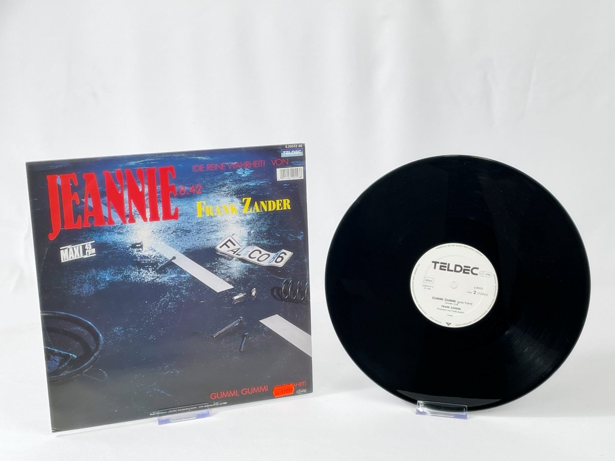 Frank Zander – Jeannie (Maxi Single, 12", Teldec) Retro Vinyl