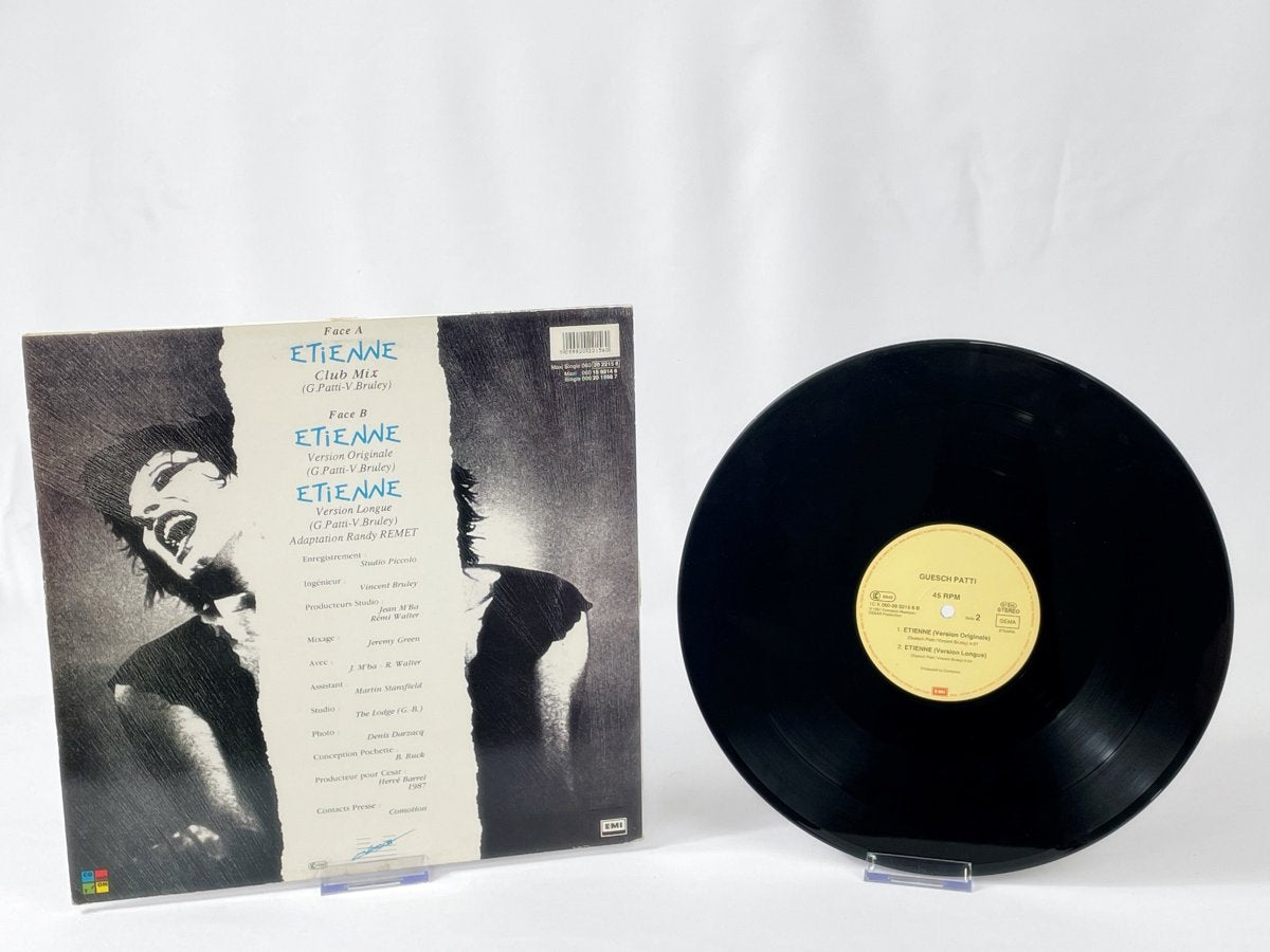 Guesch Patti – Etienne 12" maxi single 1987, vintage dance pop vinyl