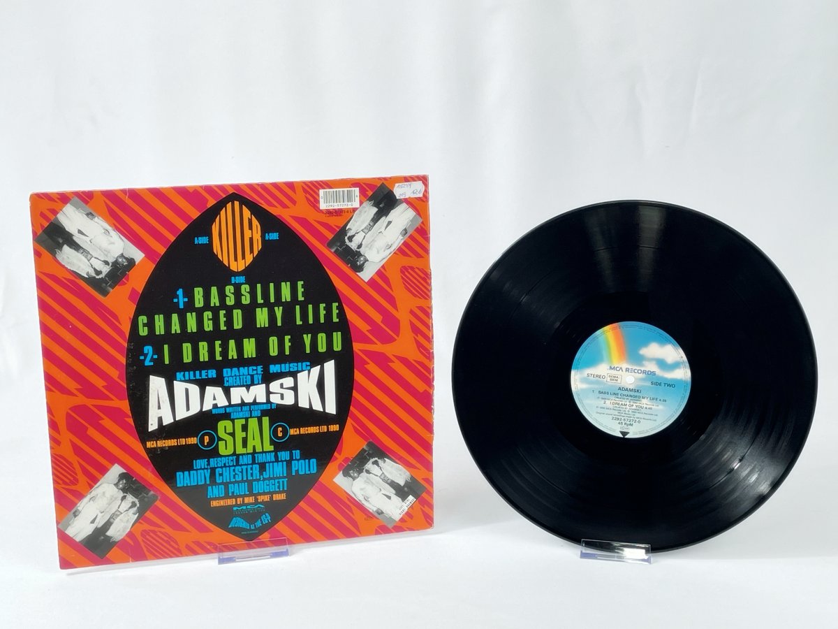 Adamski – Retro Killer feat. Seal LP 1990, MCA Records