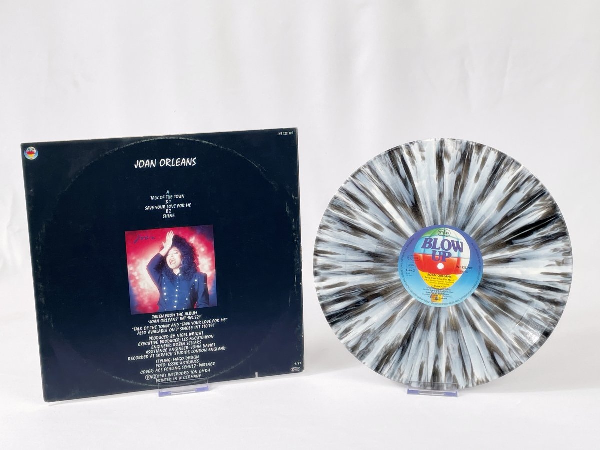Joan Orleans – Talk Of The Town (12", 1985 – Retro Disco, Splatter Vinyl)