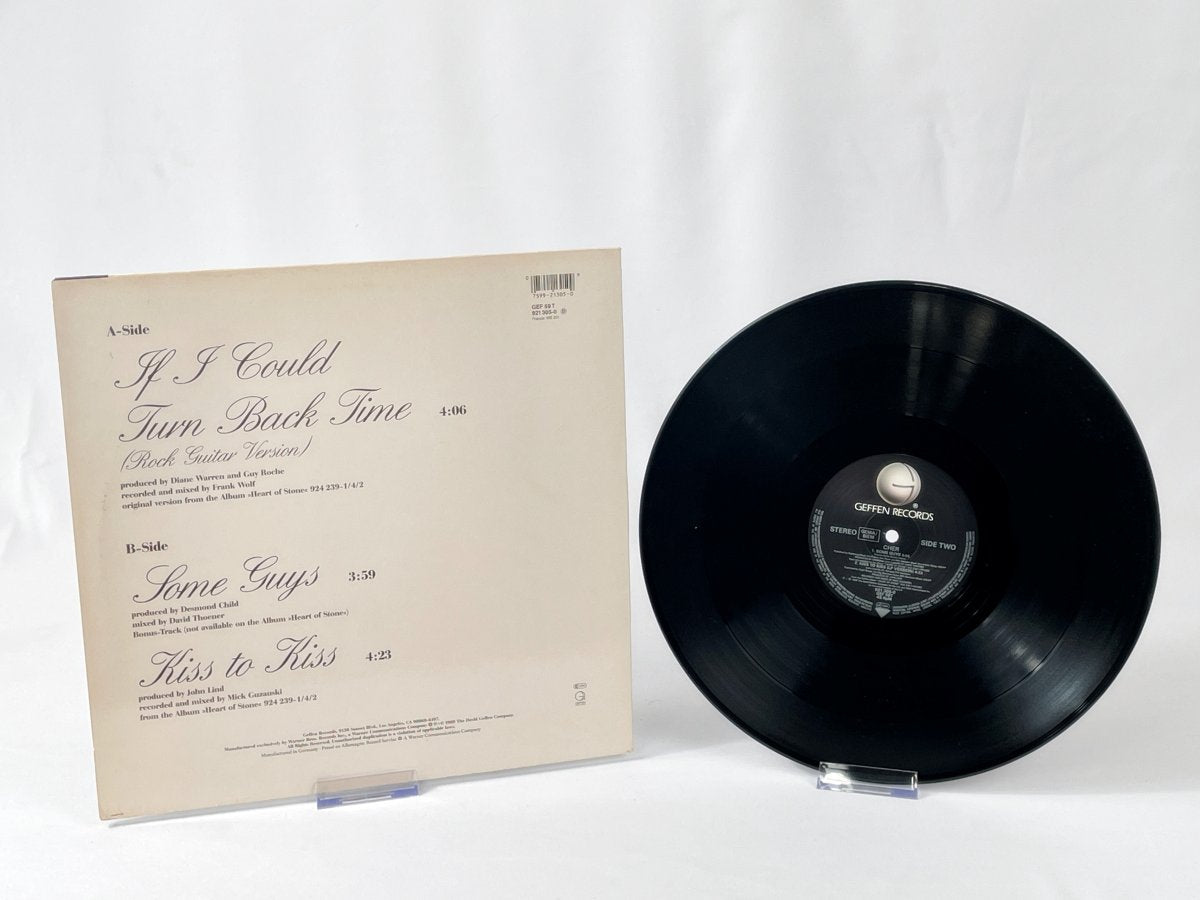 Cher – If I Could Turn Back Time (Rock Guitar Version) 12'' Retro Vinyl, Geffen Records 1989