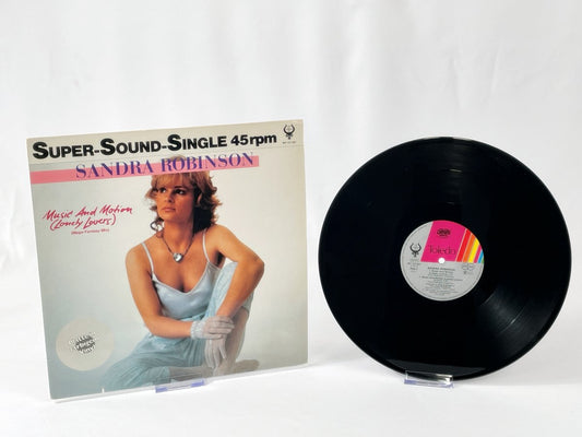 Sandra Robinson – Music And Motion (Lonely Lovers) – 12" Vinyl, Super-Sound-Single 1985