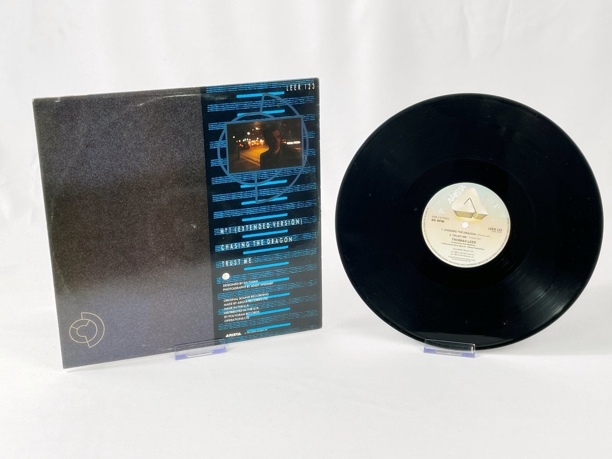Thomas Leer – No.1 (Extended Version) 12'' Maxi Single Vinyl (1985, Arista Records) – Retro Synthpop