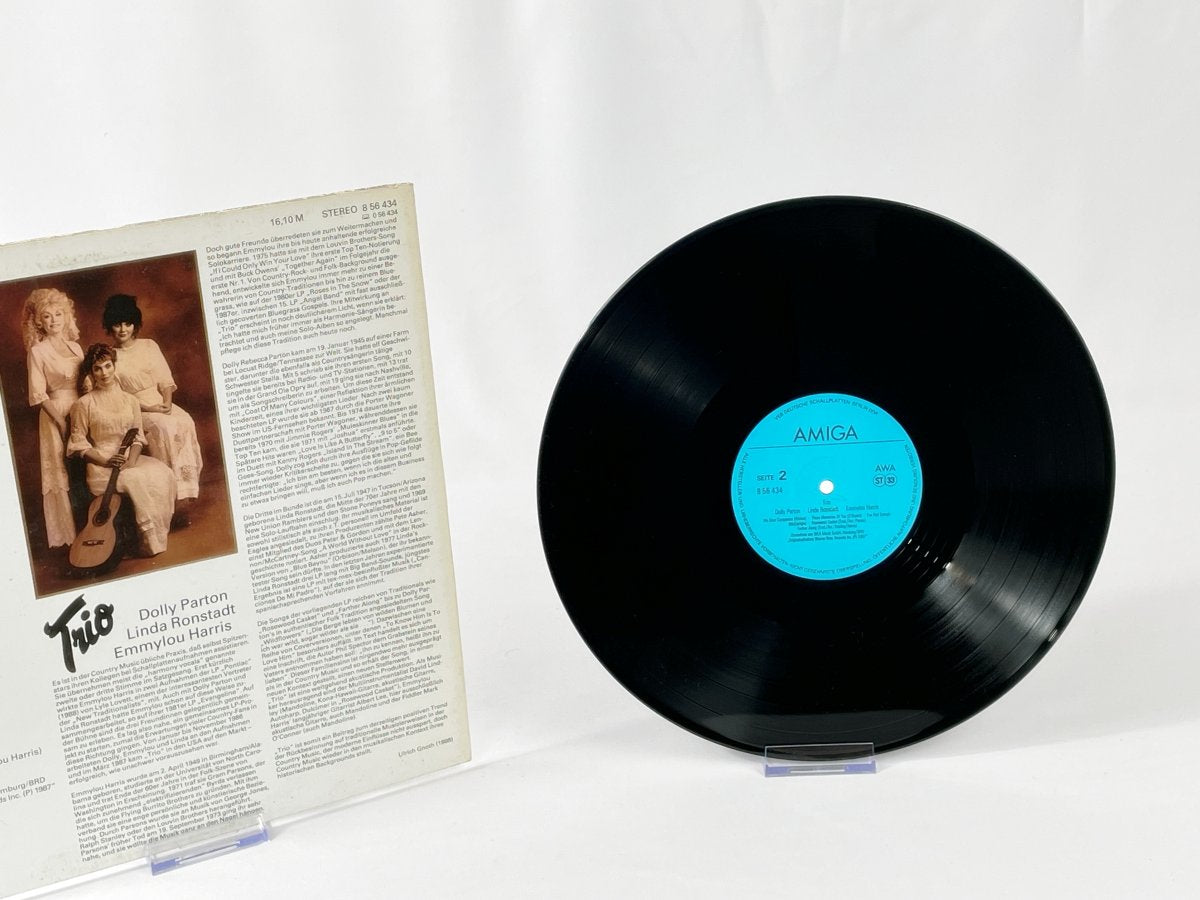 Dolly Parton, Linda Ronstadt & Emmylou Harris – Trio (AMIGA, GDR pressing, LP vinyl) – Vintage