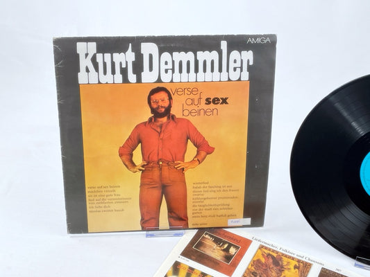 Kurt Demmler – Verse auf Sex Beinen LP Vinyl AMIGA DDR Vintage