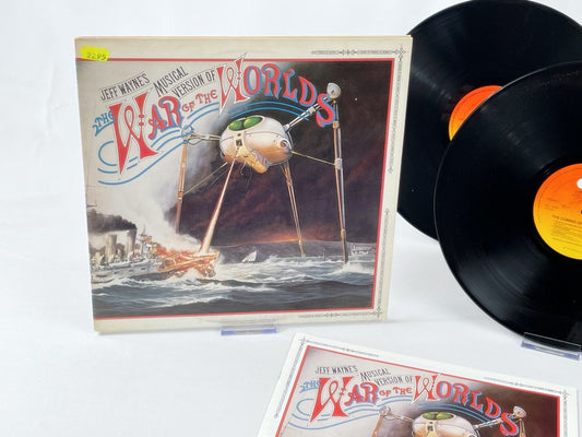 Jeff Wayne - Musical Version of The War of the Worlds 2LP Vinyl 1978, CBS Records, vintage rock opera