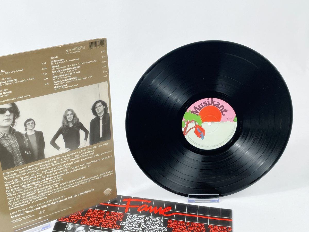 Klaus Lage – Positiv (LP, Musikant / Fame) Retro Vinyl