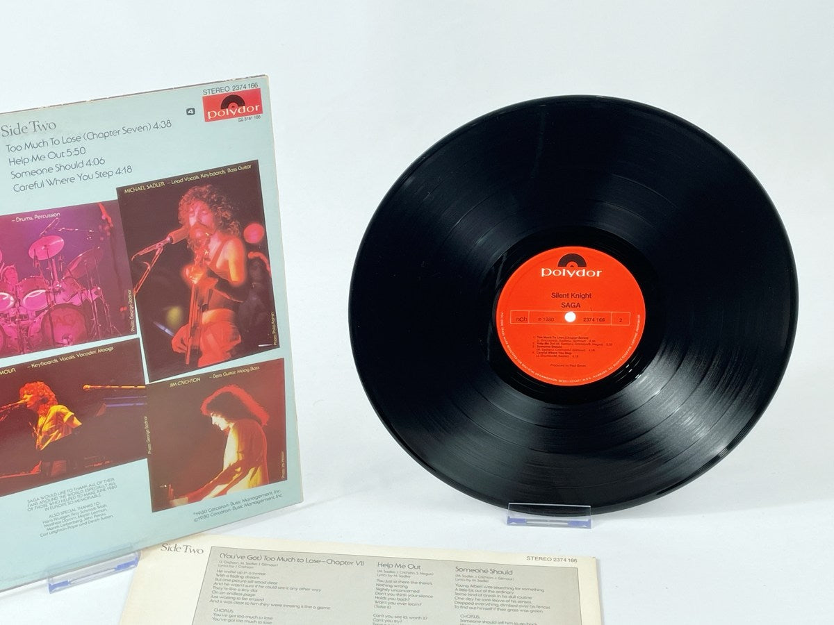 Saga – Silent Knight LP Vinyl, Retro Progressive Rock 1980 (Polydor)
