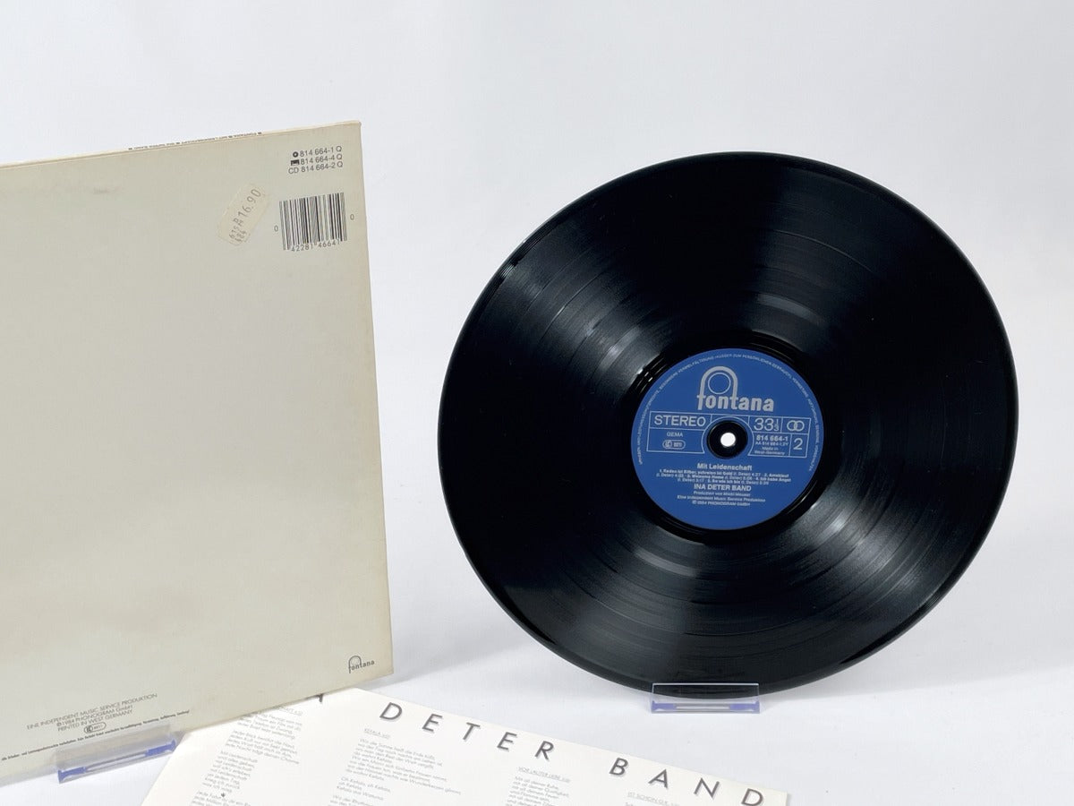 Ina Deter Band – Vintage Vinyl LP Mit Leidenschaft (Fontana, Stereo)