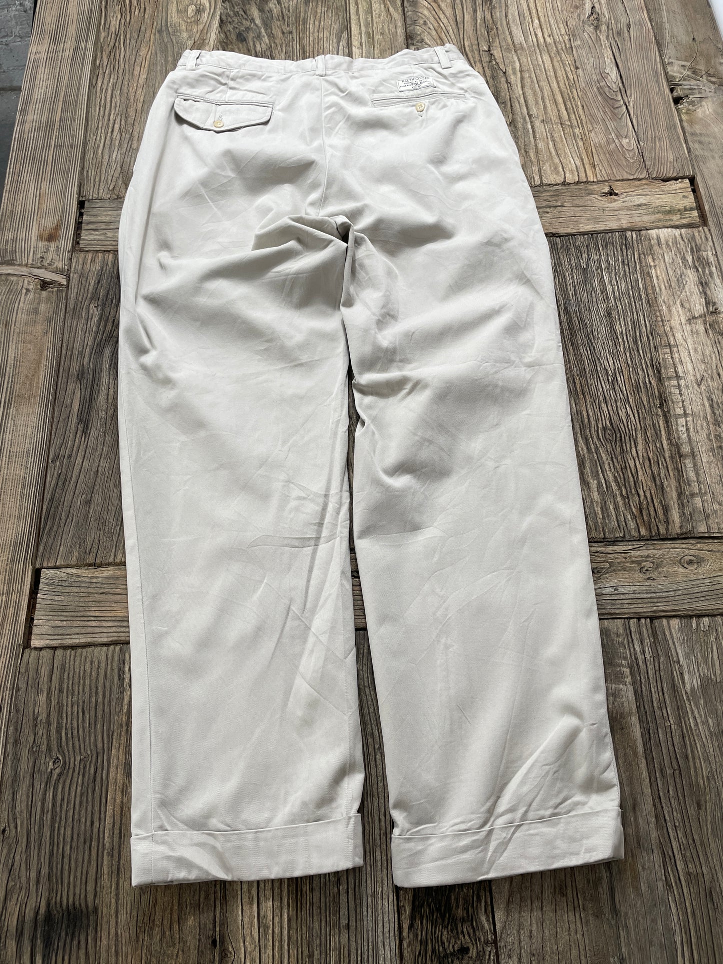 Ralph Lauren – Hammond Pant Retro Chino aus Baumwolle, Größe 32/30