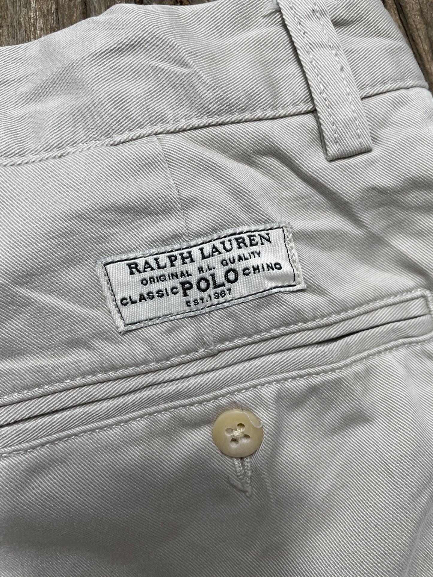 Ralph Lauren – Hammond Pant Retro Chino aus Baumwolle, Größe 32/30
