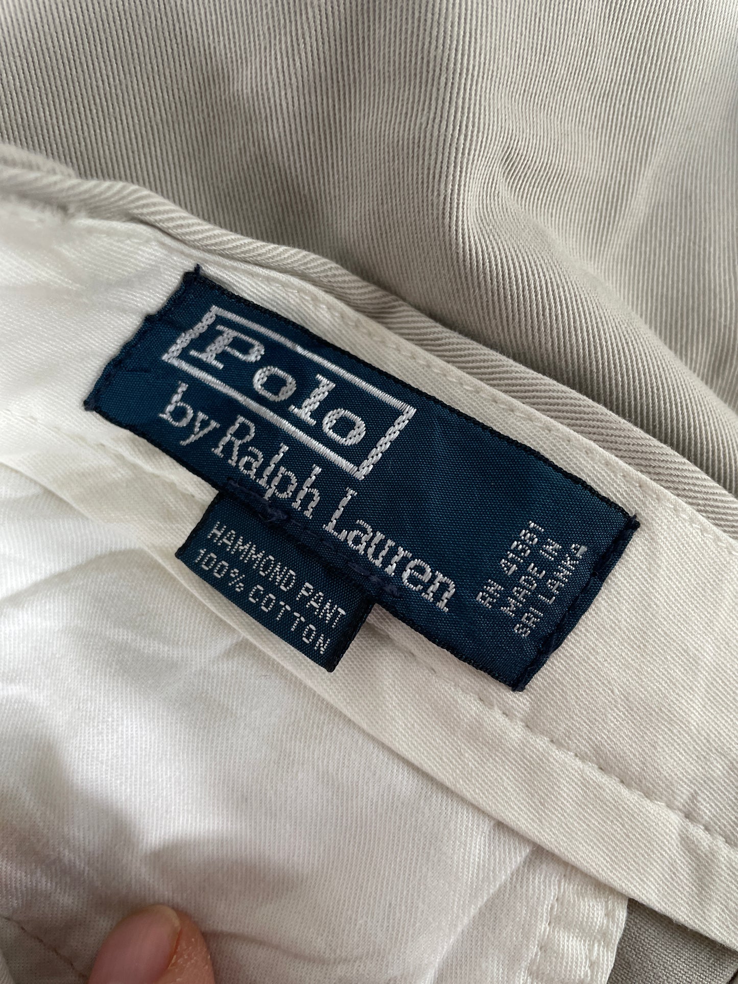 Ralph Lauren – Hammond Pant Retro Chino aus Baumwolle, Größe 32/30