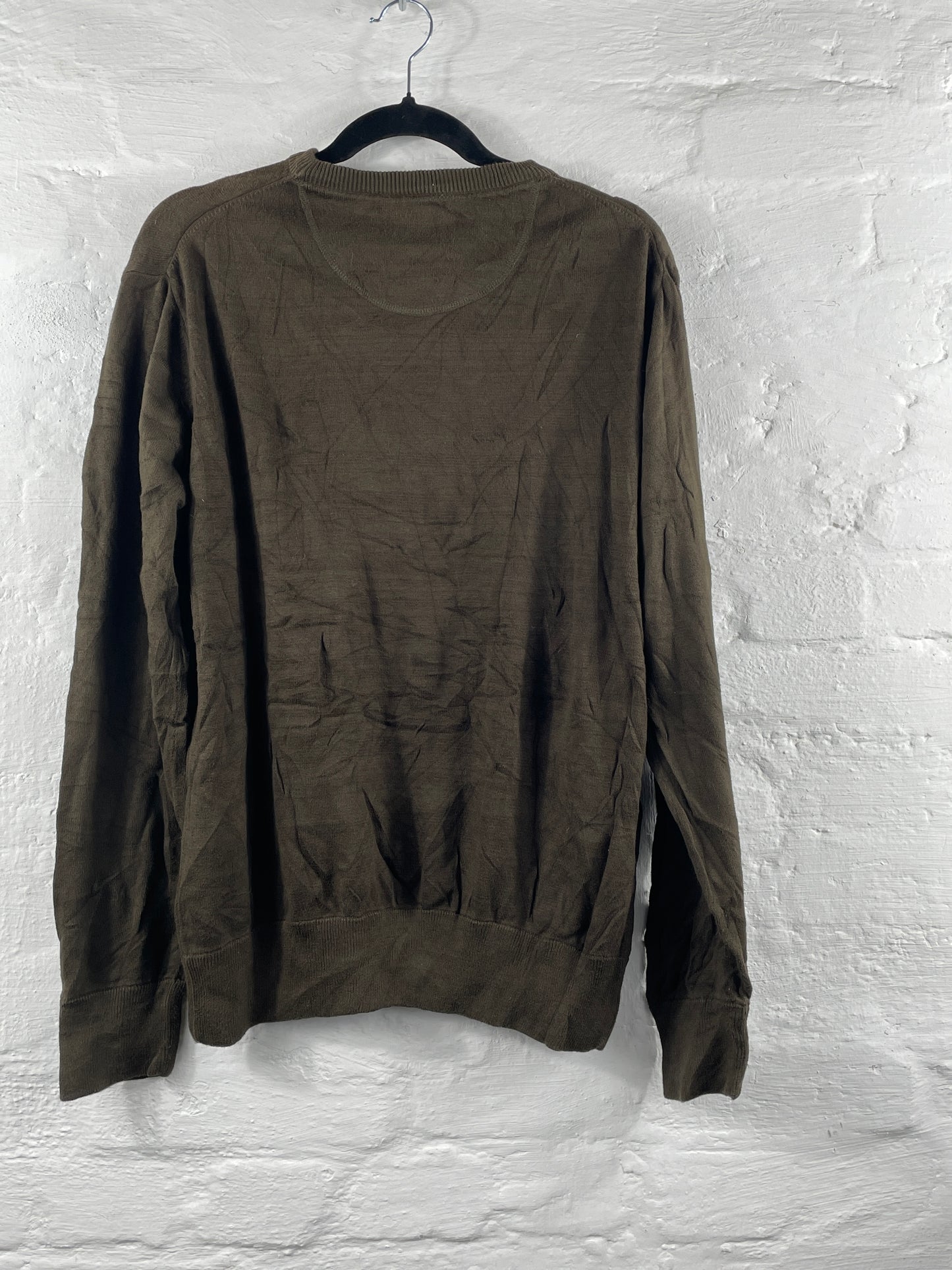 GANT – Olivgrüner Supercombed Cotton Sweater, Original American Sportswear
