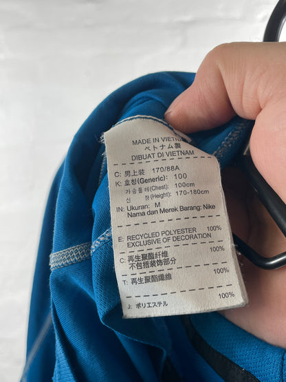 Nike – Dri-FIT Performance Shirt in Blau, Größe M