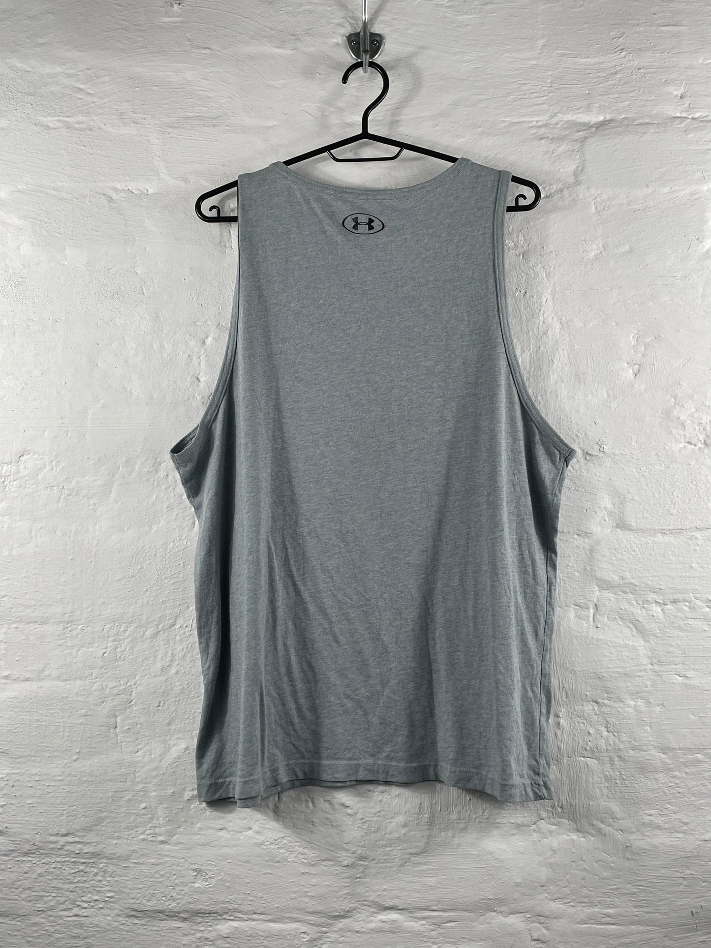 Under Armour – Grey Logo Tank Top, Size L