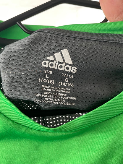 Adidas – Green Performance Climalite T-Shirt, Größe L (14/16)