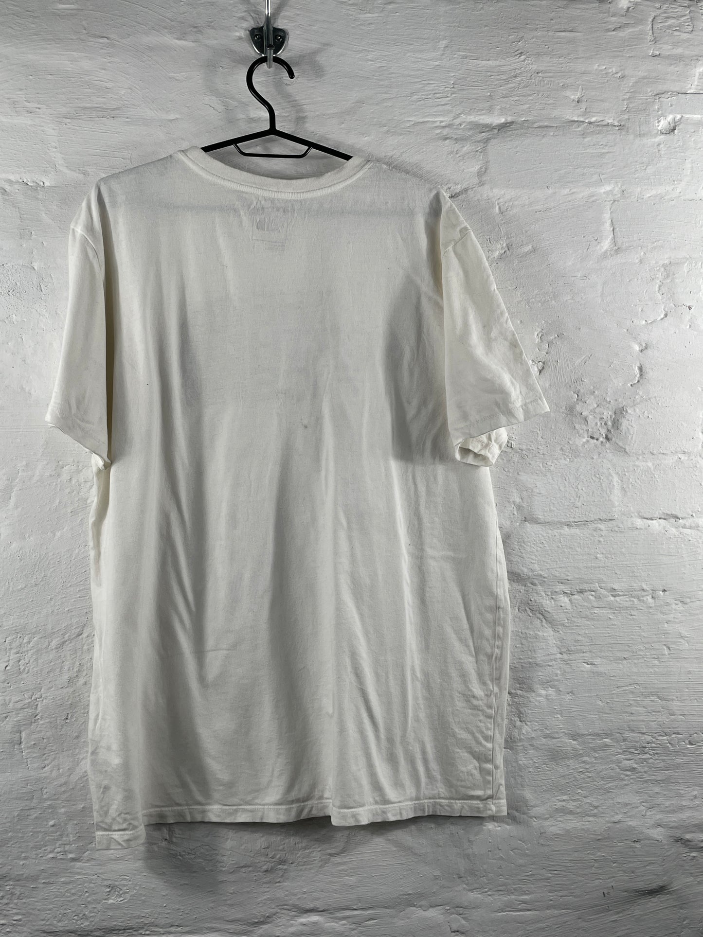 The North Face – White Logo T-Shirt, size L