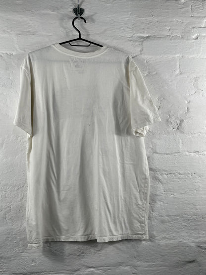 The North Face – White Logo T-Shirt, size L